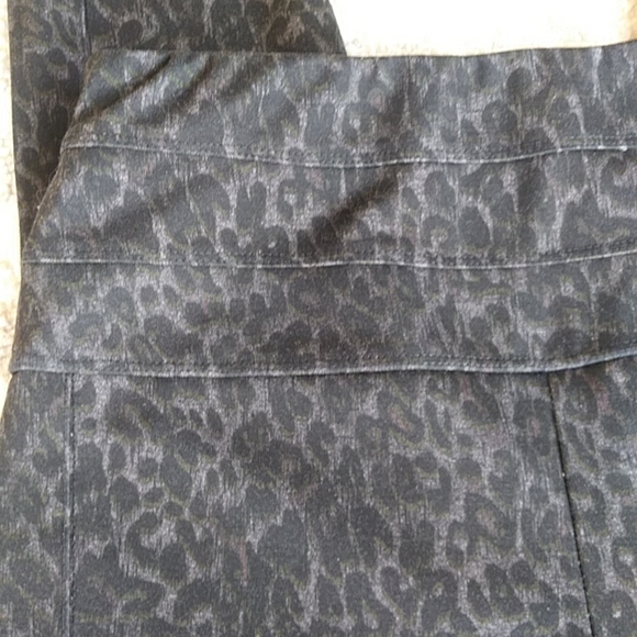 Jolt Leopard Print High-Waisted Legging Pant S Black Gray - Picture 7 of 16